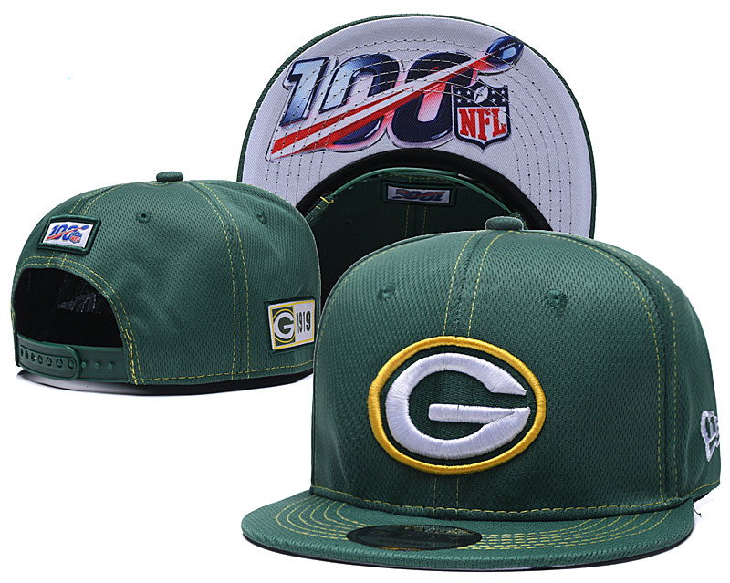 NFL Green Bay Packers 2019 100th Season Stitched Snapback Hats 044